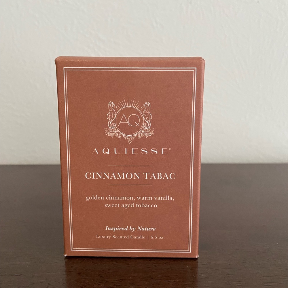 Acquiesse Soy Candle - Cinnamon Tabac